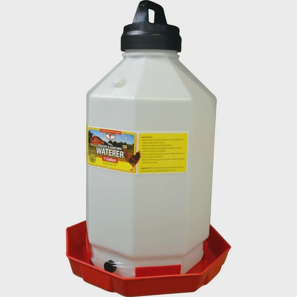 7 Gal Plastic Poultry Waterer