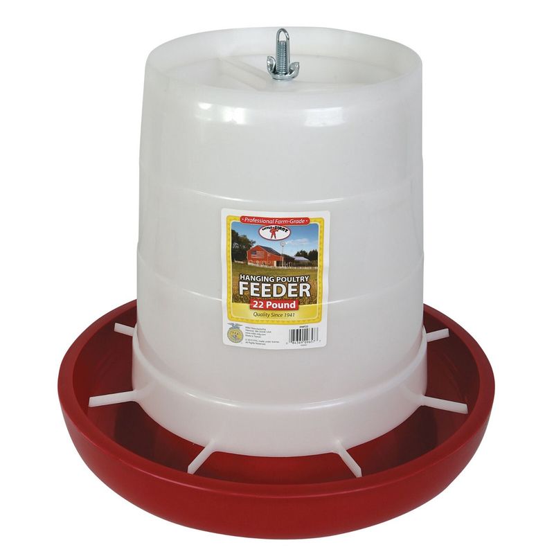 22LB Deluxe Plastic Hanging Poultry Feeder