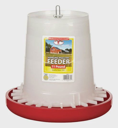 11LB Deluxe Plastic Hanging Poultry Feeder