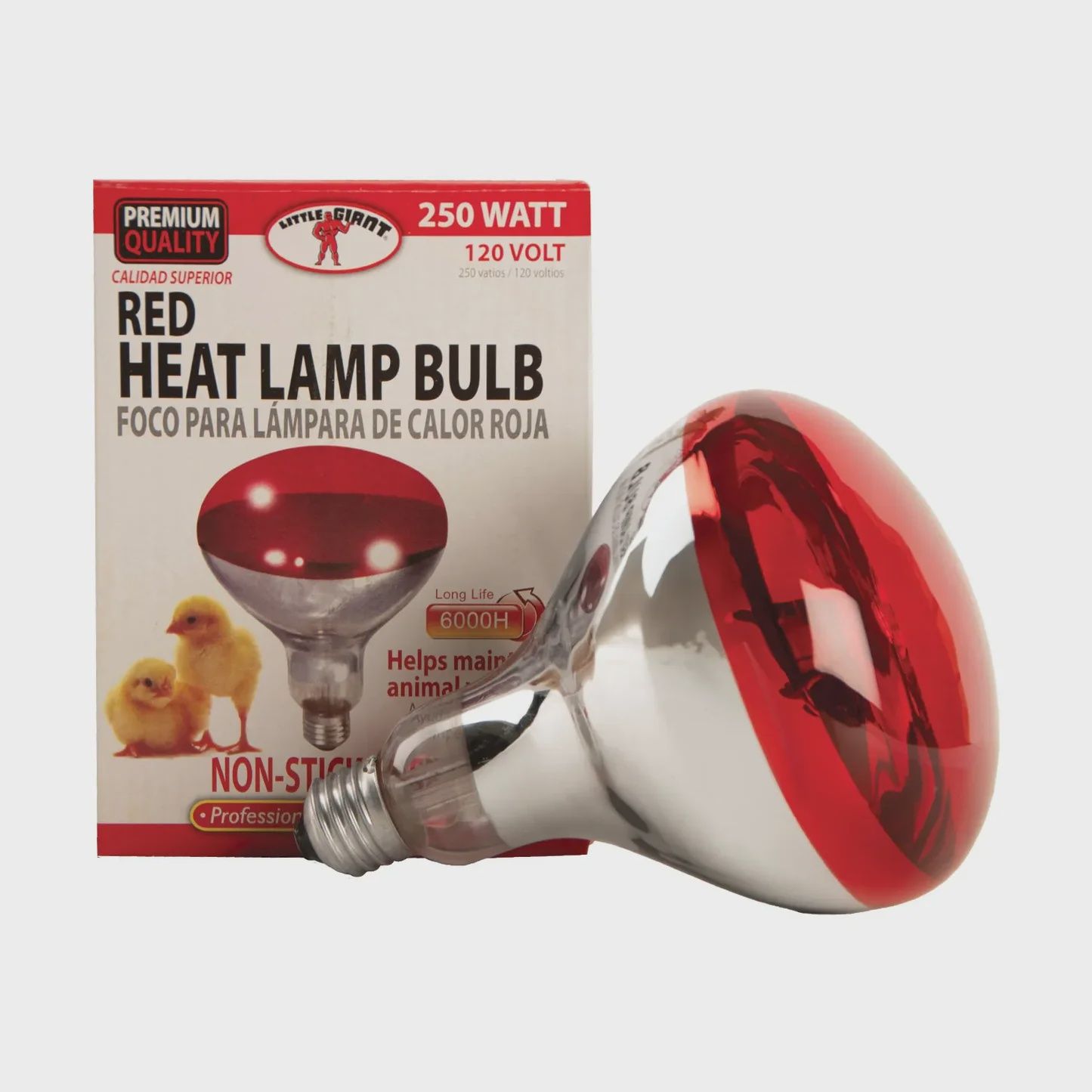 250 Watt RED Bulb For Brooder Lamp