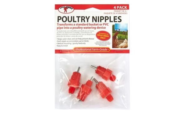 Poultry Nipples 4 Pack