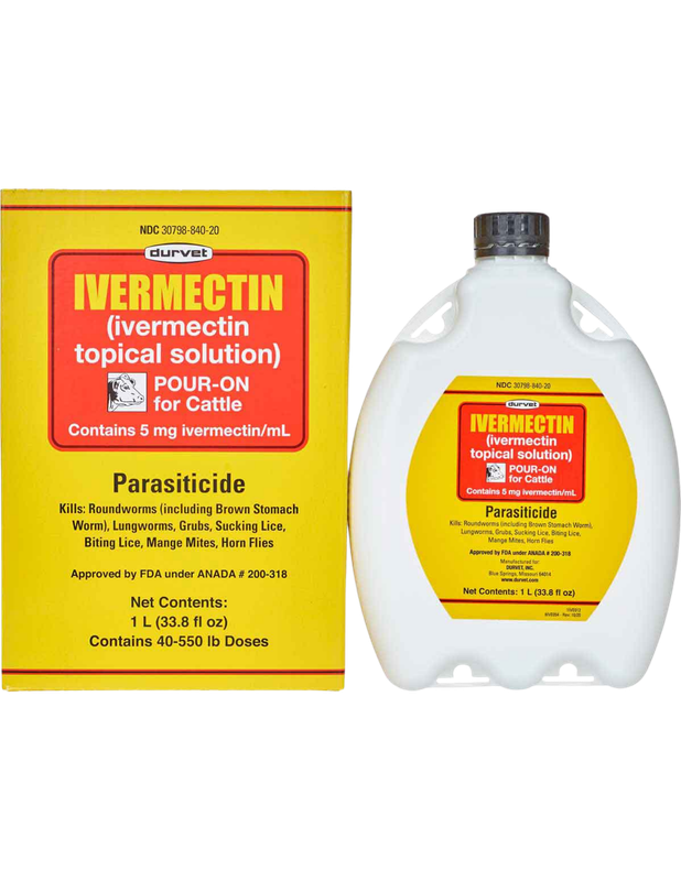 DRG - Ivermectin Pour-On for Cattle - 1 Liter
