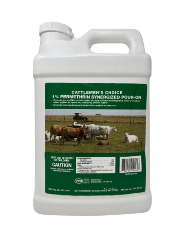 1% Permethrin Synergized Pour-On