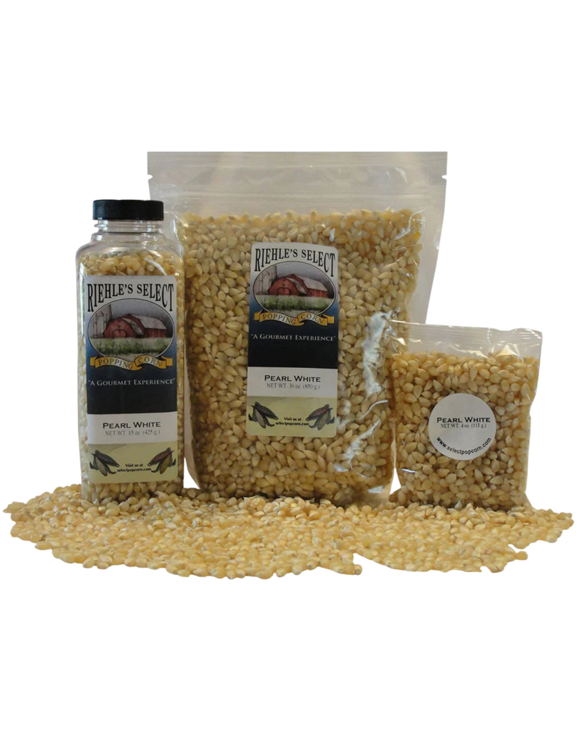 Pearl White 30oz Stand-up Bag