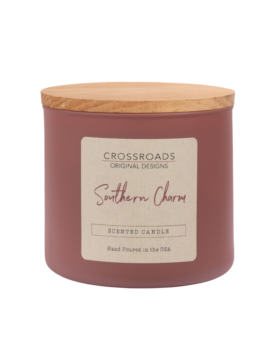 Colored Jar Candle- 14 oz, Scent: Southern Charm