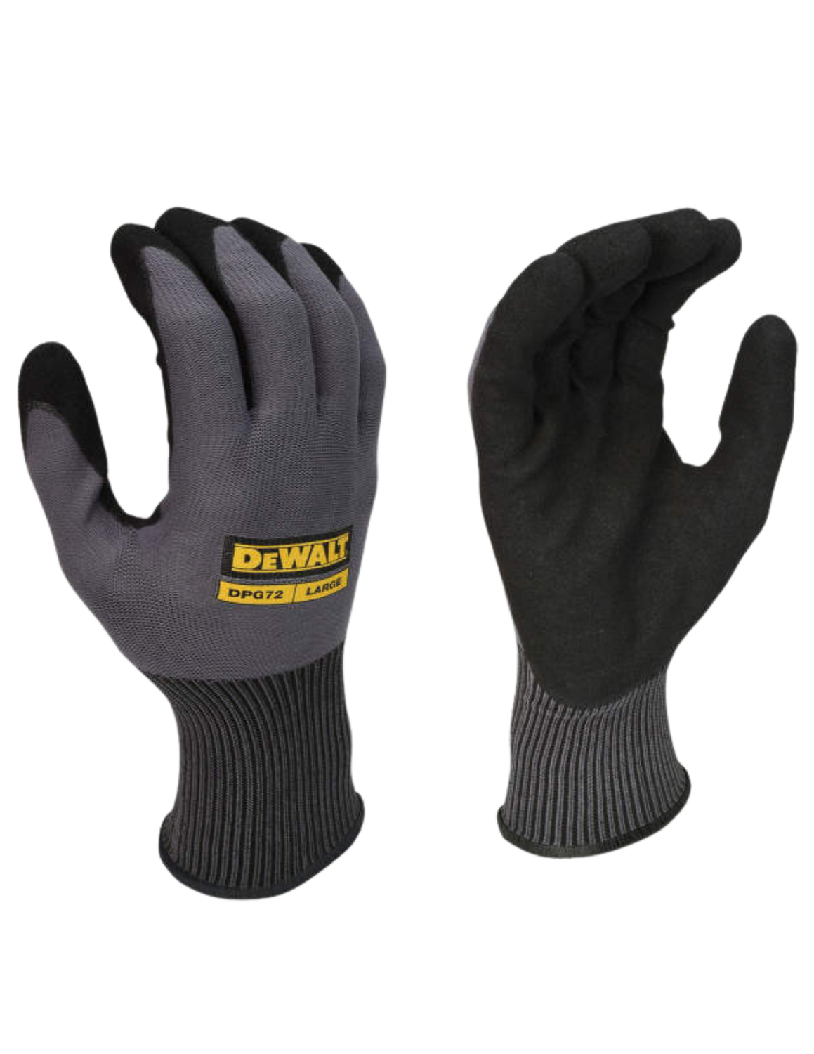 Flexible Durable Grip Work Glove, Size: LG