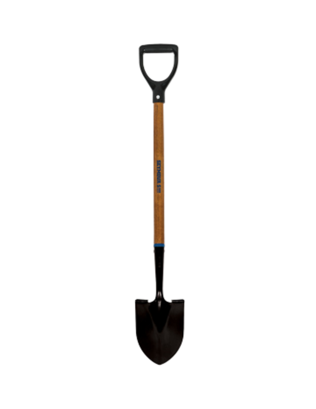 Floral Round Point Shovel with Poly D Grip
