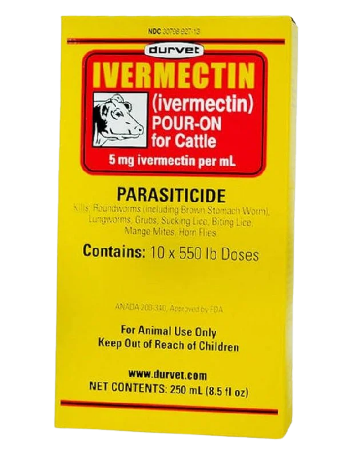 DRG - Ivermectin Pour on for Cattle - 250ML