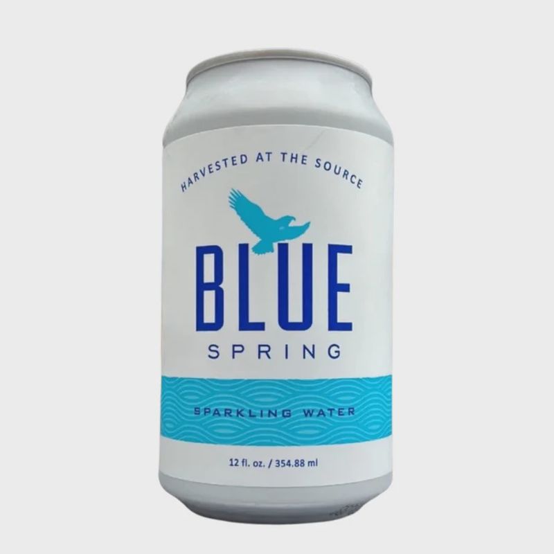 Water- Blue Spring Sparkling Water 6-Pack