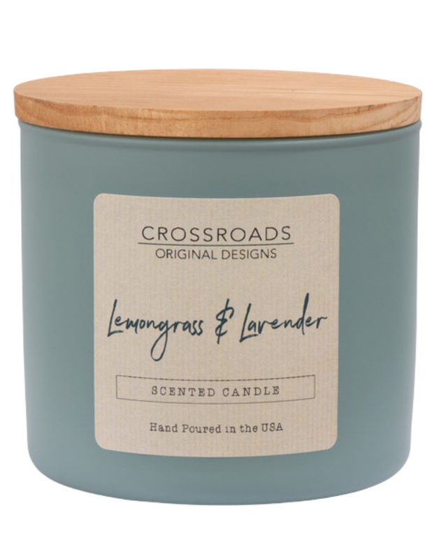 14oz Colored Jar Candle - Lemongrass &amp; Lavender
