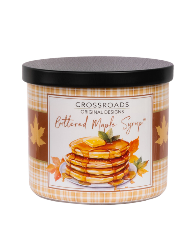 15oz Country Cottage Candle - Buttered Maple Syrup
