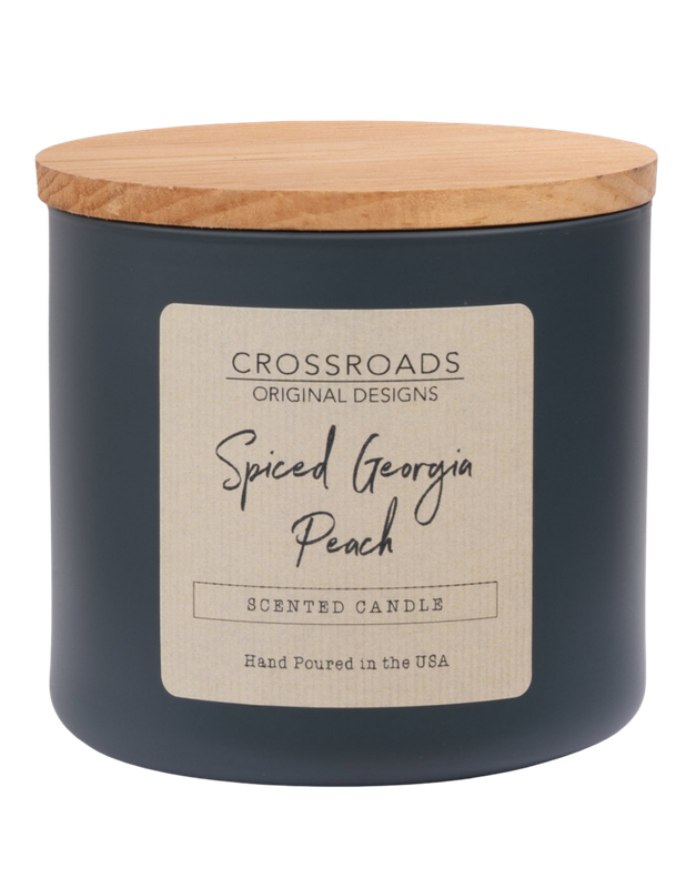 14oz Colored Jar Candle - Spiced Georgia Peach
