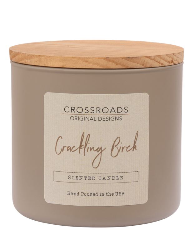 14oz Colored Jar Candle - Crackling Birch
