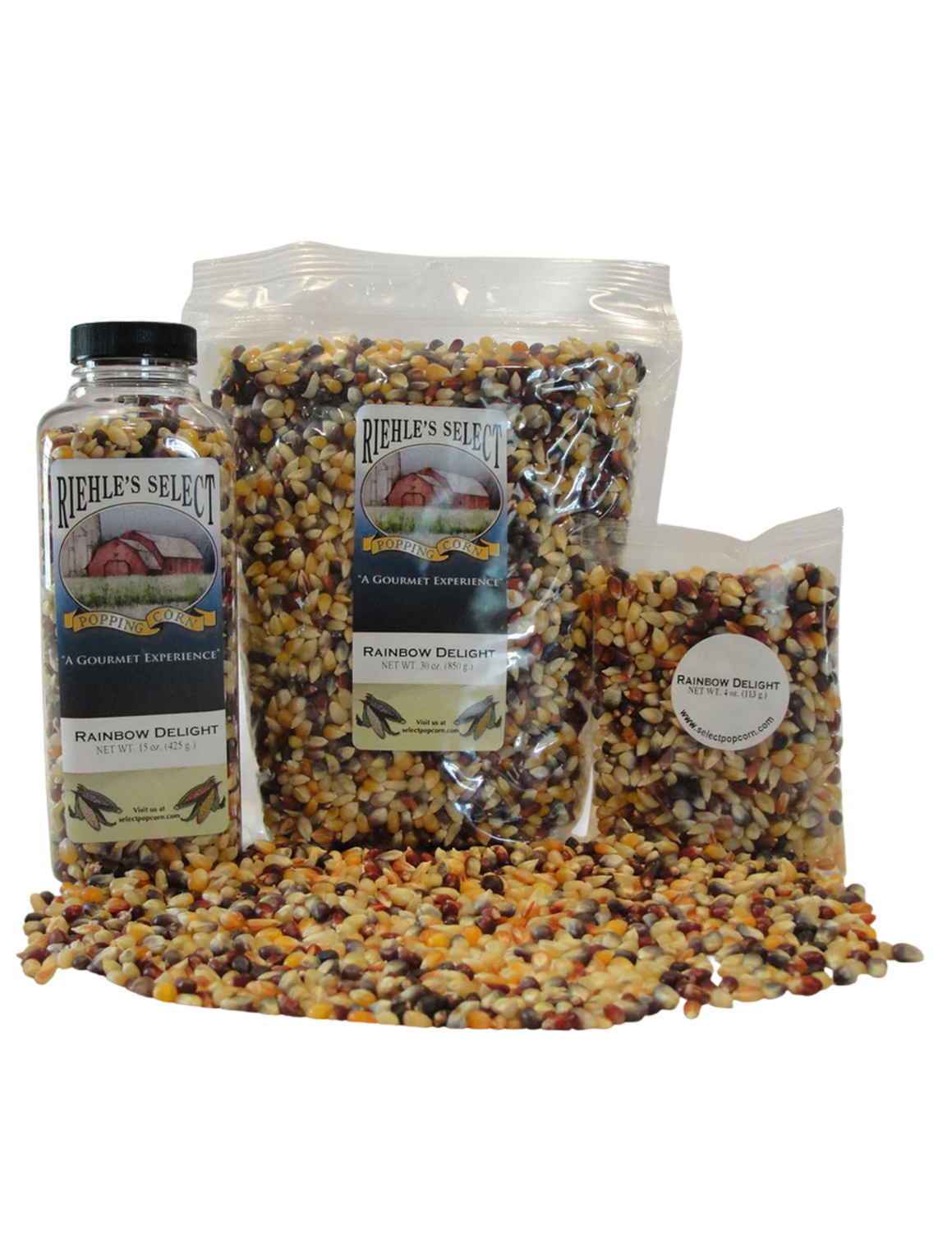 15oz Rainbow Delight Popcorn Kernels