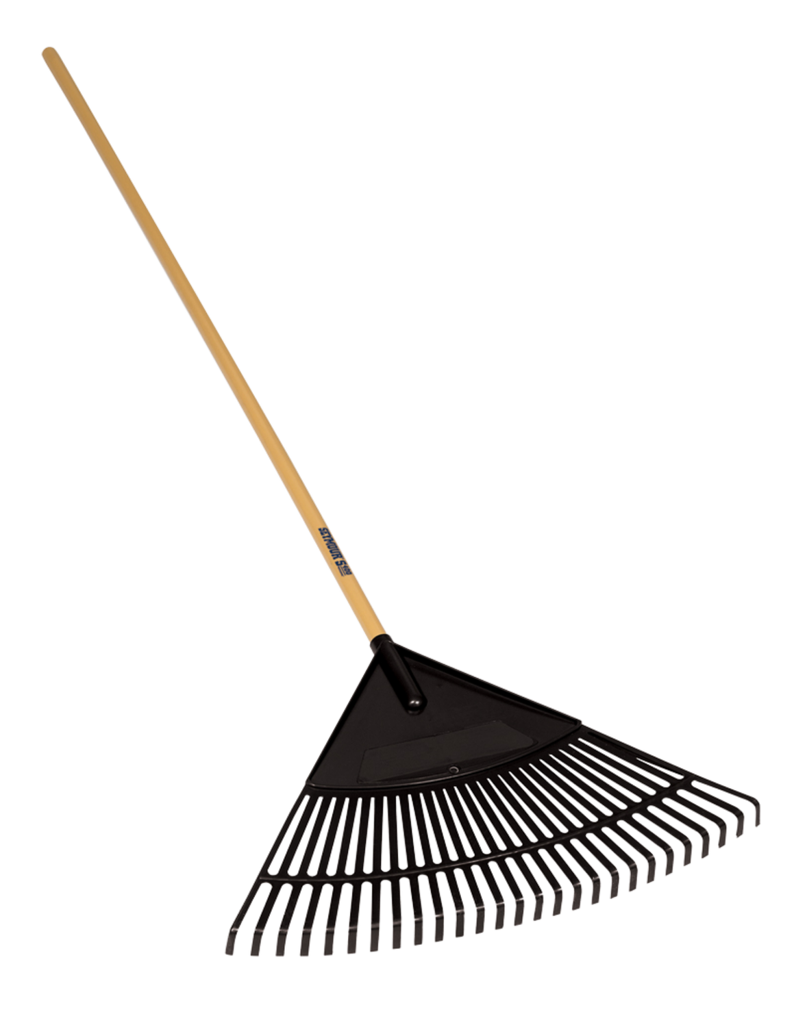 24" Black Poly Leaf Rake