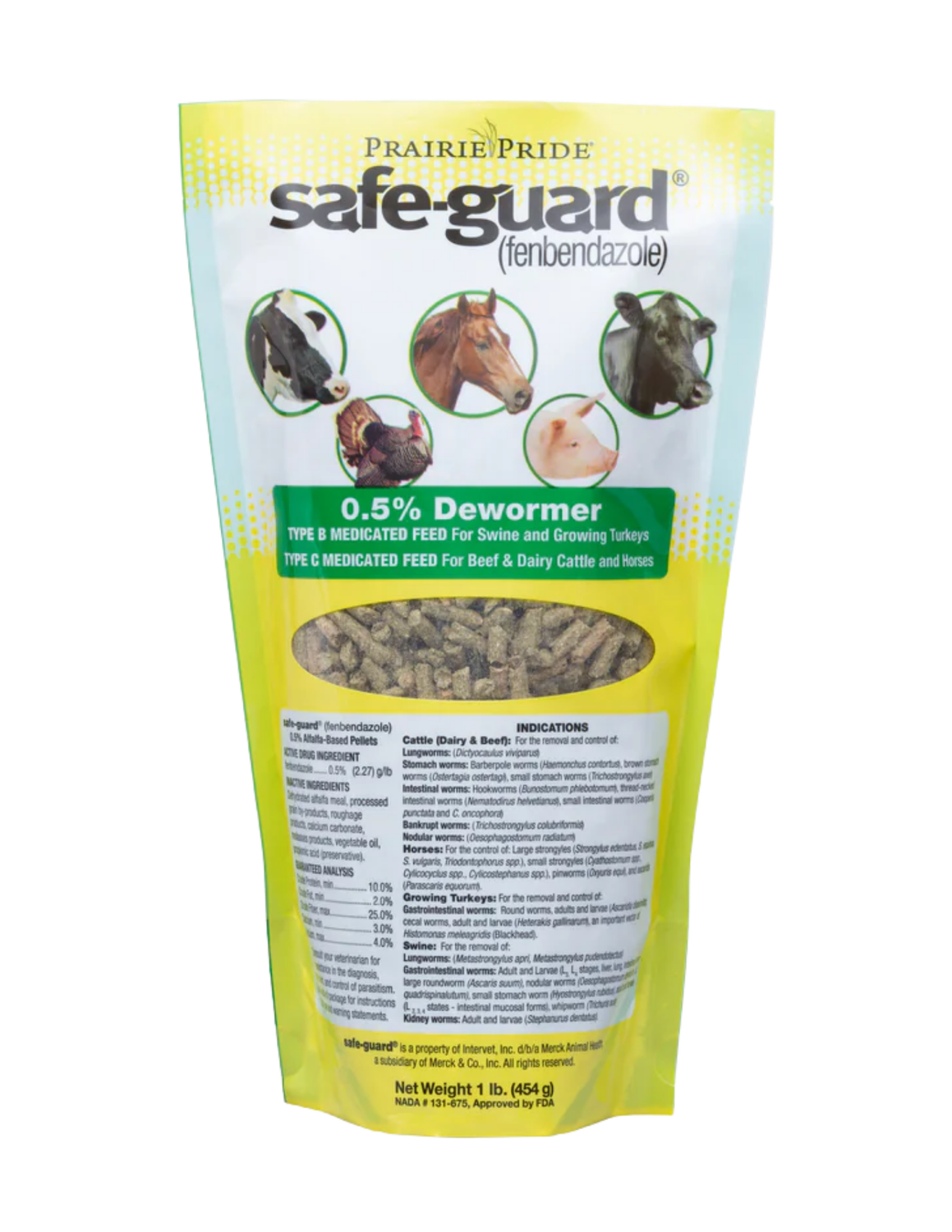 DRG - SafeGuard 0.5% Deworming Pellets - 1LB