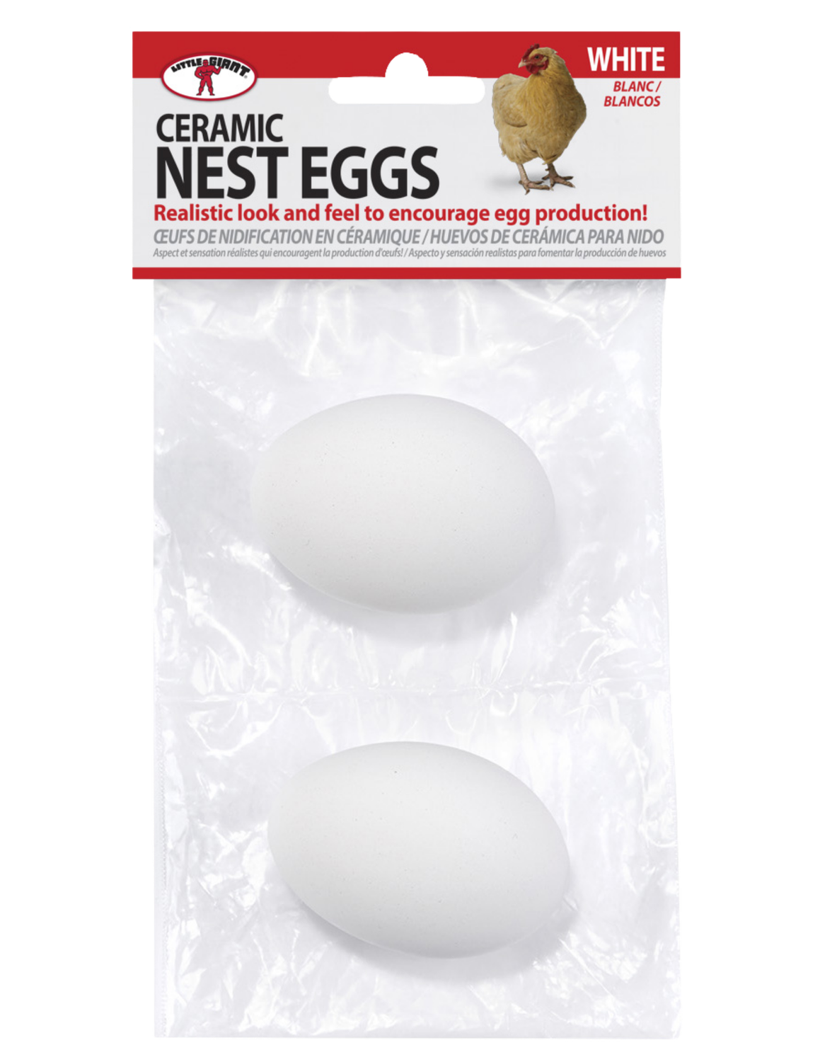 Nest Eggs Ceramic- White