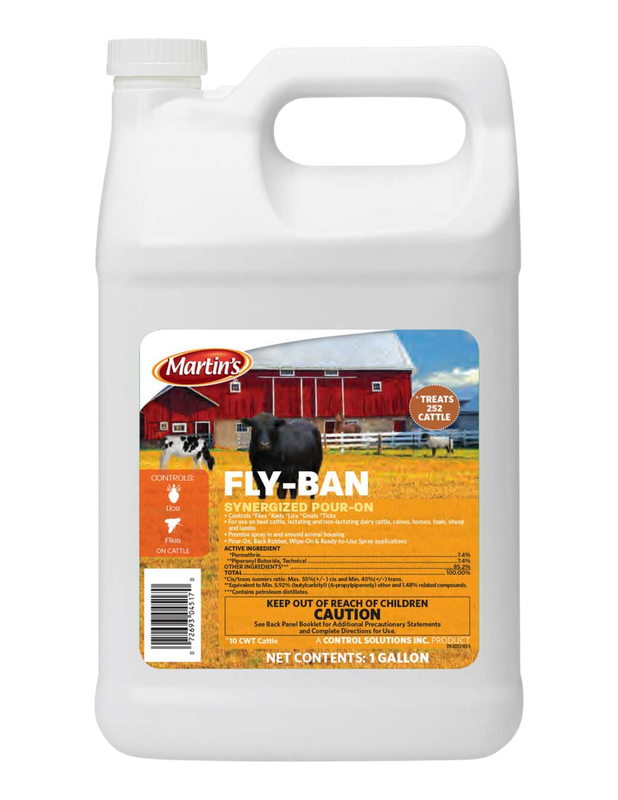 Fly-Ban Synergized Pour-On - 1 Gallon