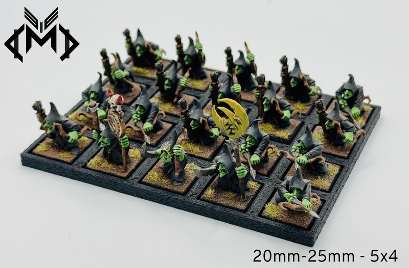 Base Size Converting Movement Trays For Warhammer Fantasy Original to Old World - Textured Finish
