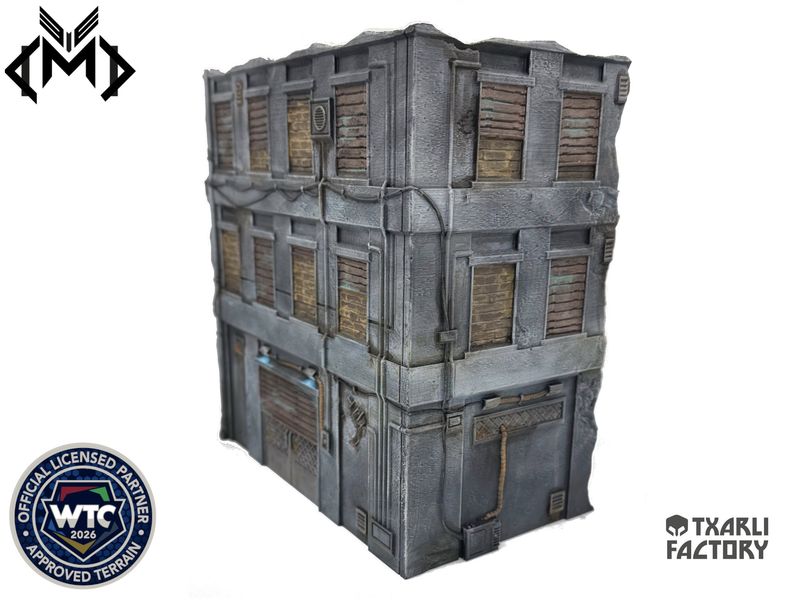 Foldable Warehouse WTC Approved 3D Printed Tournament Terrain Pack