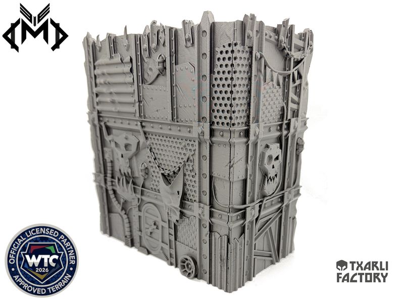 Foldable Ramshackle Ork WTC Approved 3D Printed Tournament Terrain Pack