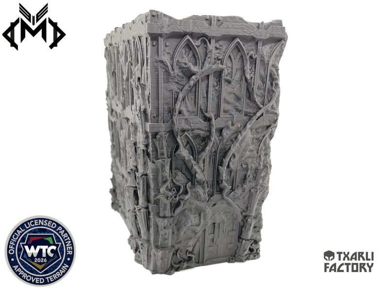 Foldable Alien Growth WTC Approved 3D Printed Tournament Terrain Pack