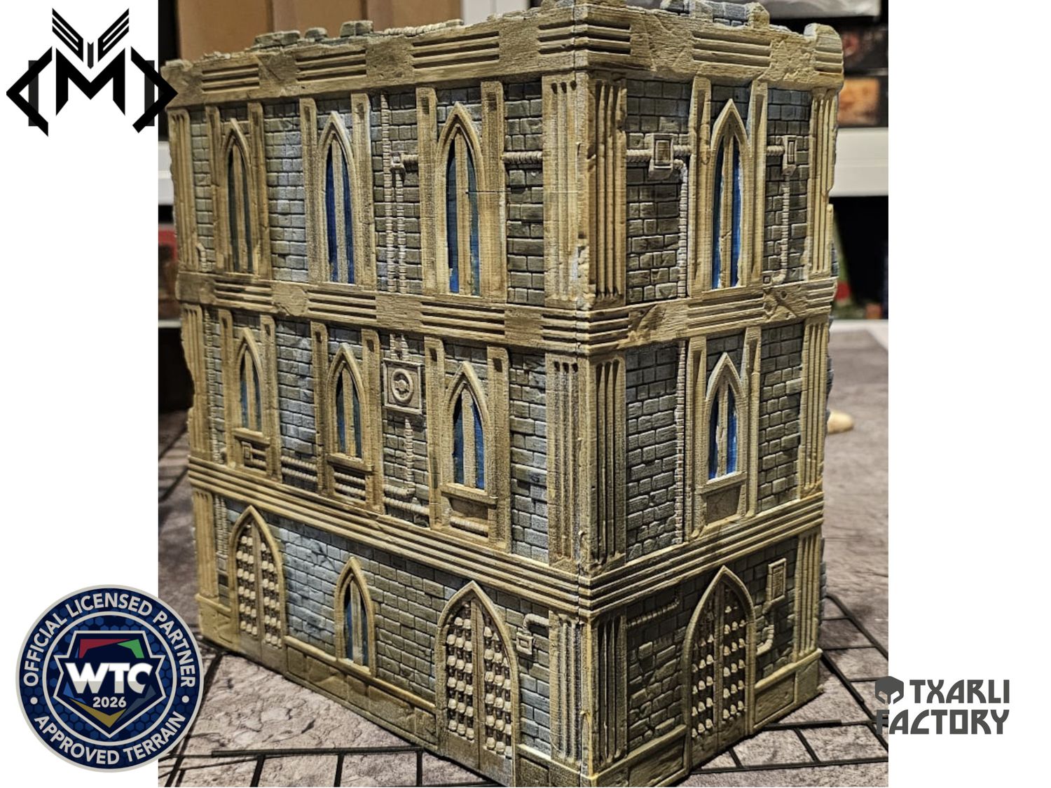 Foldable Gothic Cathedral WTC Approved 3D Printed Tournament Terrain Pack