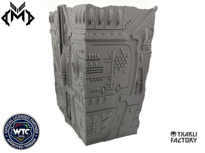 Foldable Eldar Alien WTC Approved 3D Printed Tournament Terrain Pack