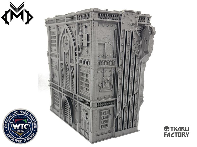Foldable Industrial WTC Approved 3D Printed Tournament Terrain Pack