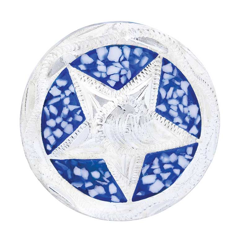 1" CS Star Turquoise Spirit Concho