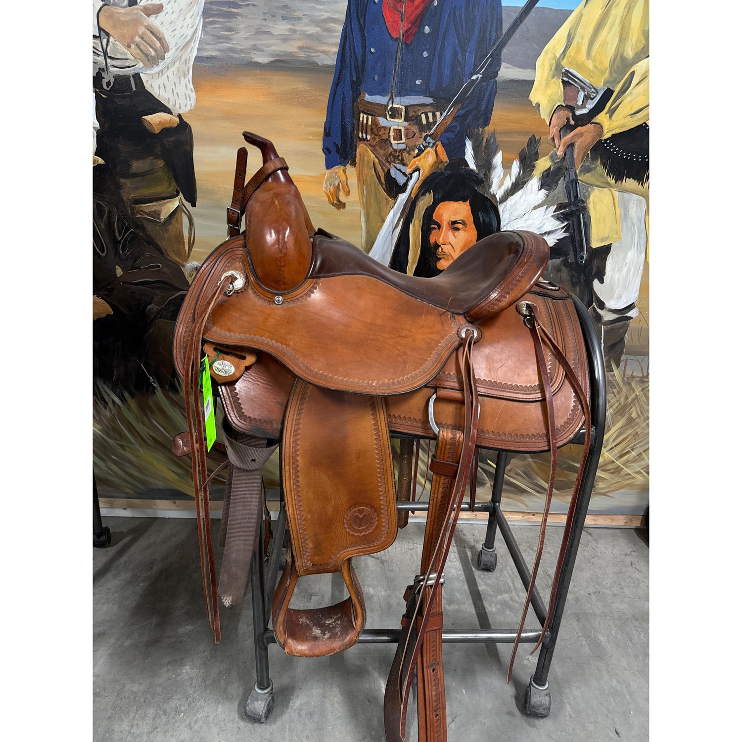 15 1/2" Used Circle Y Trail Saddle