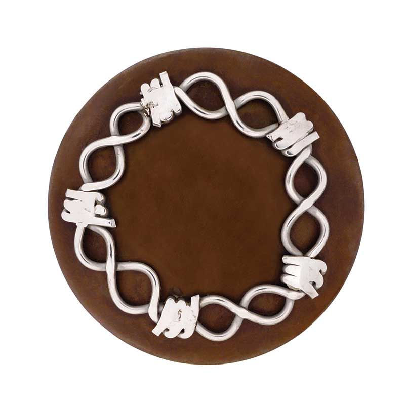 1" WS BW Antique Concho