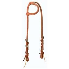 **Weaver Leather Diamond Bar SL/Ear Headstall - Russet