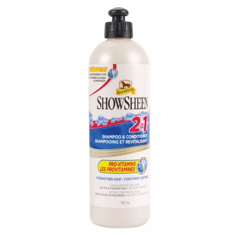 Absorbine ShowSheen 2in1 Shampoo &amp; Conditioner - 590 ml