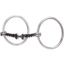 AHE SS Ring Bit Twisted Wire w/Dogbone