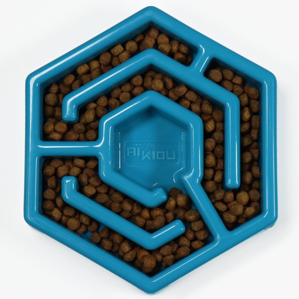 Aikiou Hexa Slow Feeder Blue