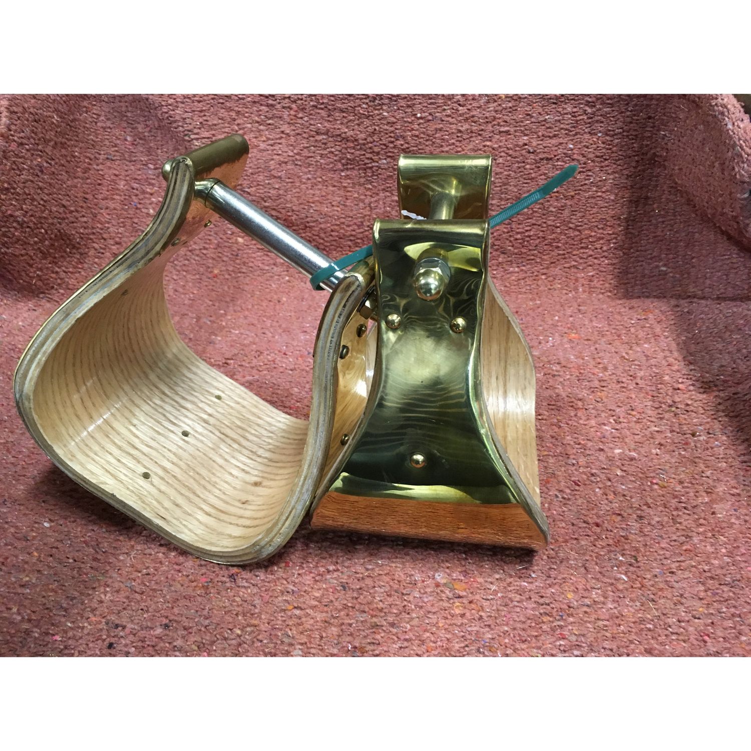 5" Brass Stirrups