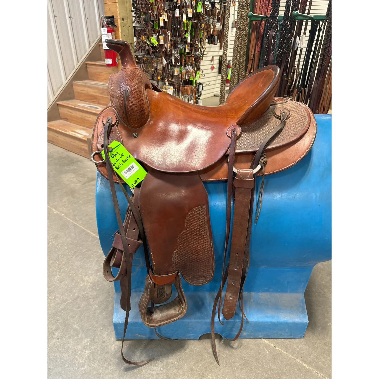 16" Used Vic Bennett Ranch Saddle