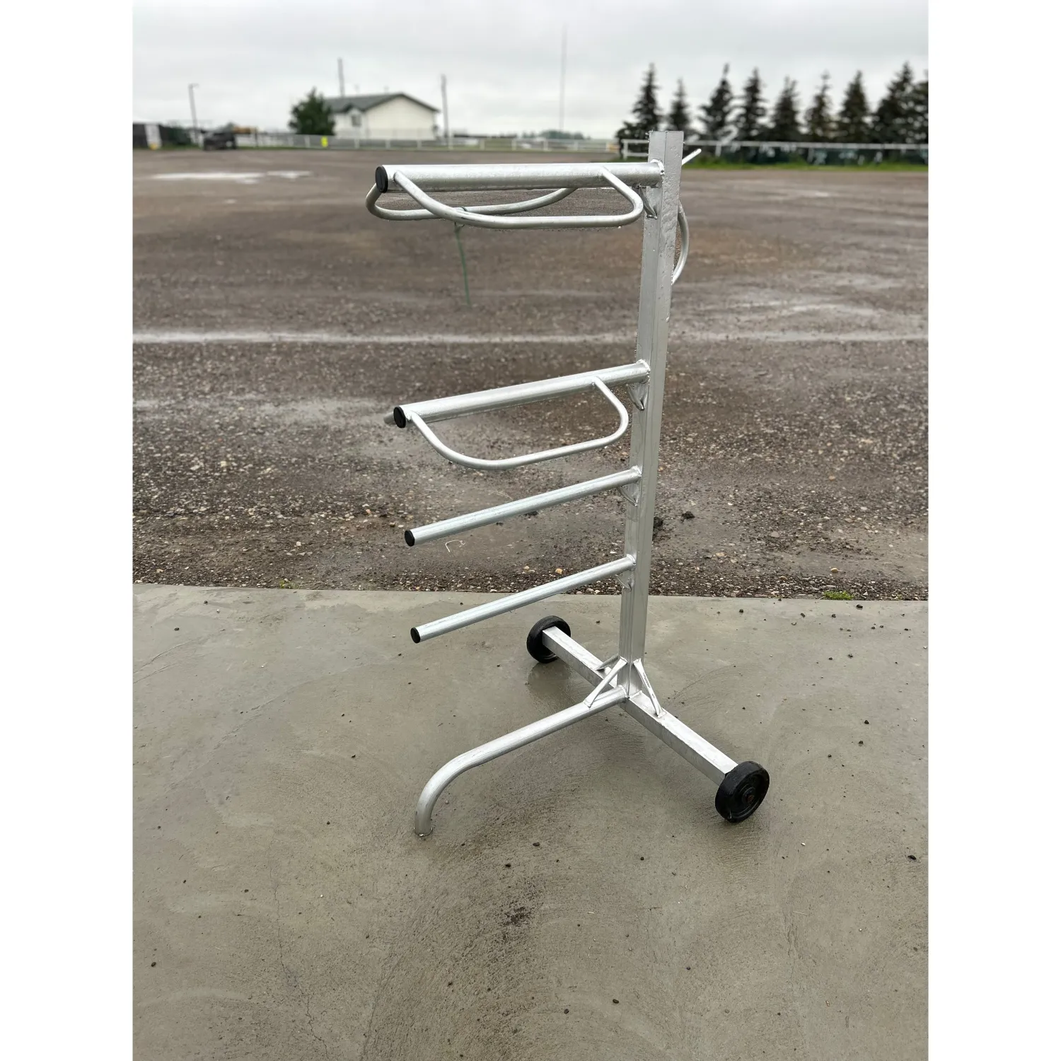 2 Tier Saddle &amp; Blanket Rack w/Wheels