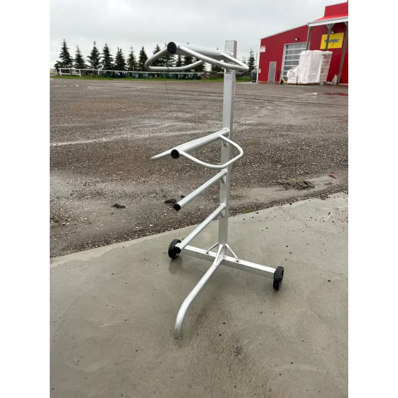 2 Tier Saddle &amp; Blanket Rack w/Wheels