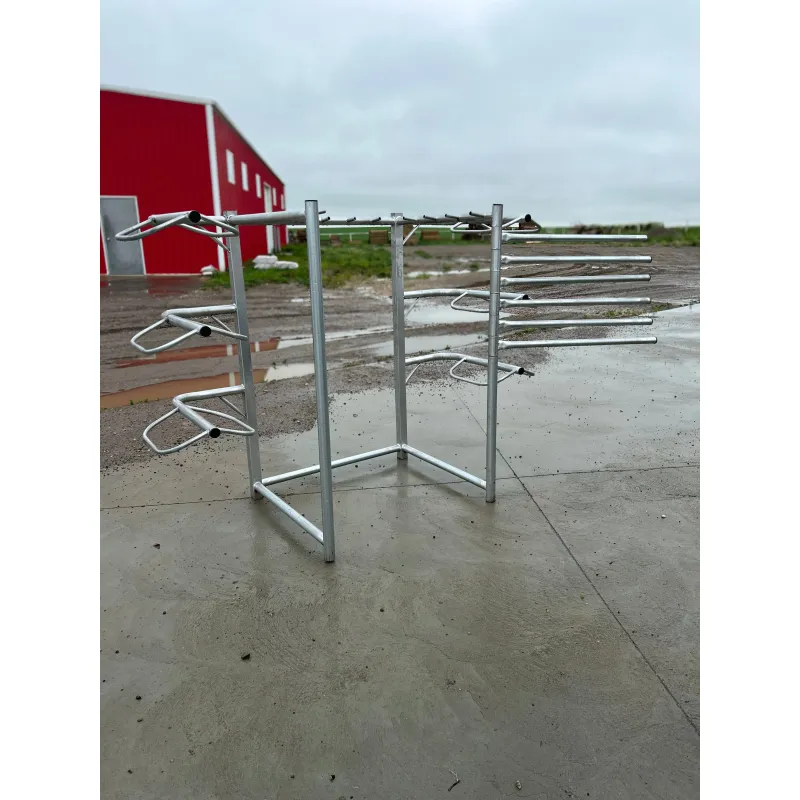 6 Tier Saddle Rack - Bridle Hooks &amp;Swivel Pad rack