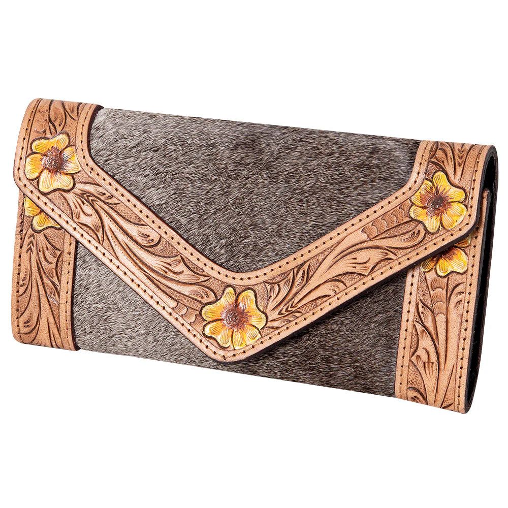 American Darling Genuine Leather Hair On Western Wallet