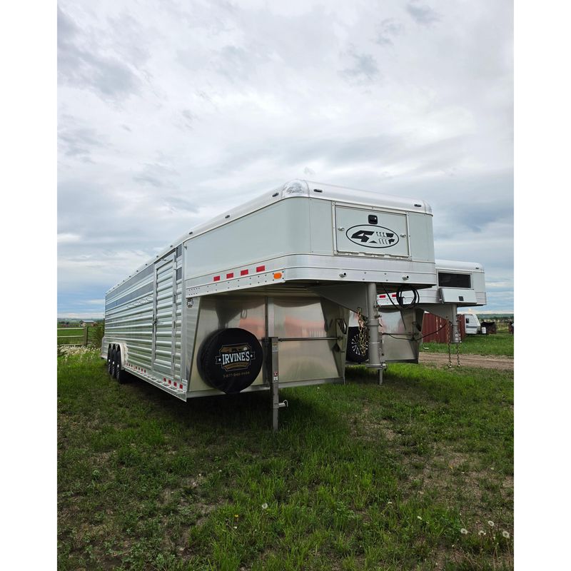 2026 4-Star 32' Stock Trailer w/ Plexiglass **PENDING SALE**
