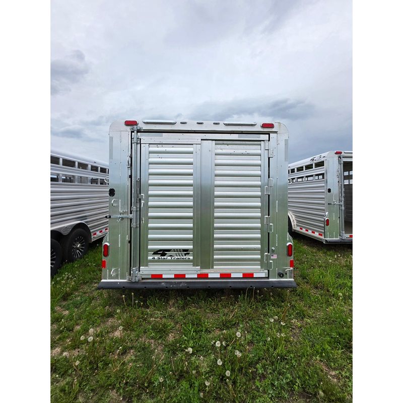 2026 4-Star 32' Stock Trailer w/ Plexiglass **PENDING SALE**