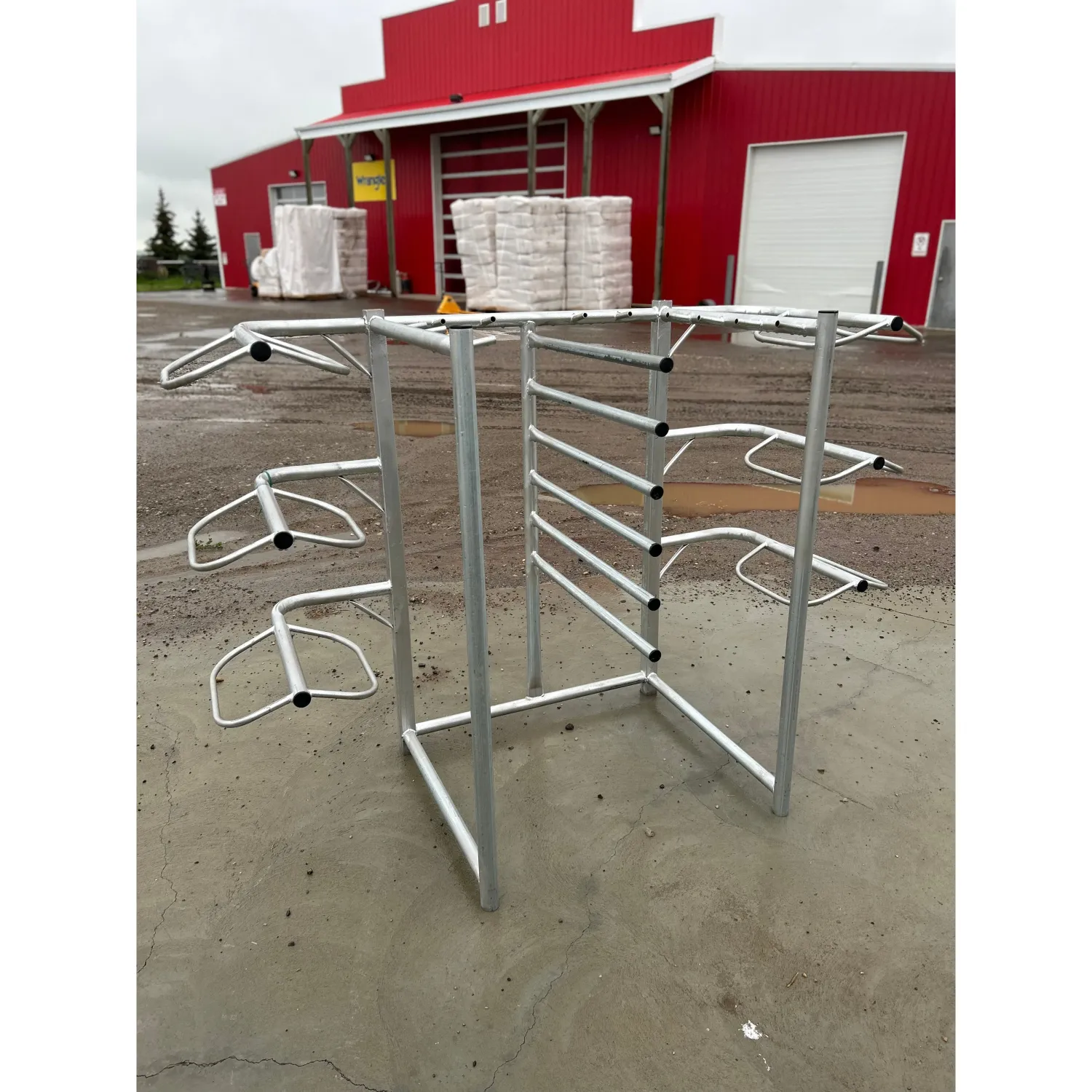 6 Tier Saddle Rack - Straight Pad Rack