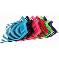 AHE Flat Manure Fork Heads w Black handles-Assorted Colors