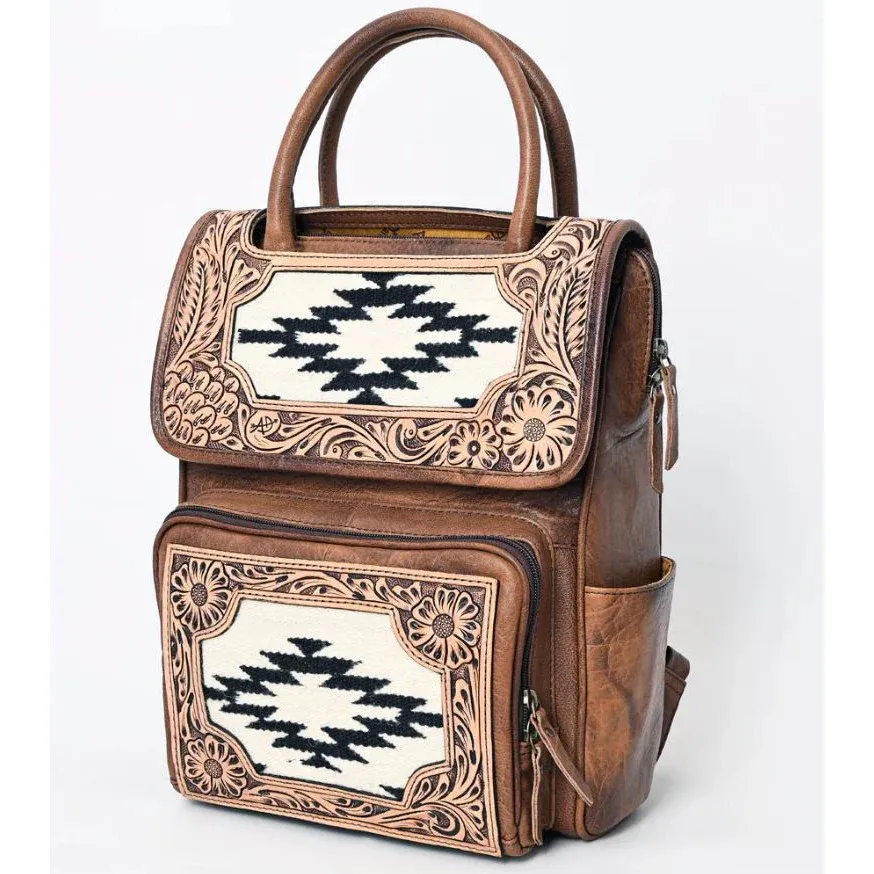 American Darling Tooled Leather Back Pack Bag - Cassidy