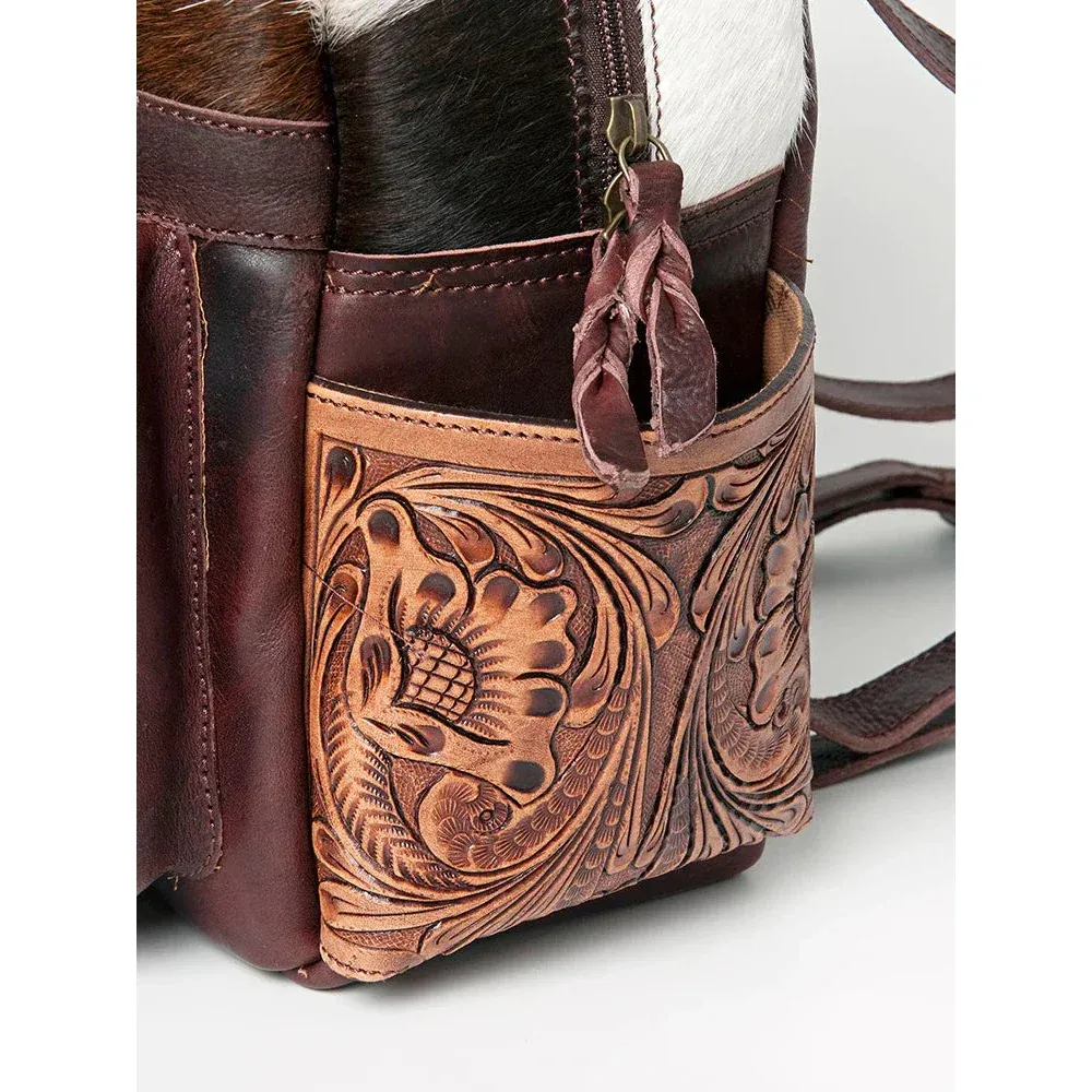 American Darling Cowhide Backpack - Tooling
