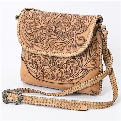 American Darling Hand Tooled Leather Bag