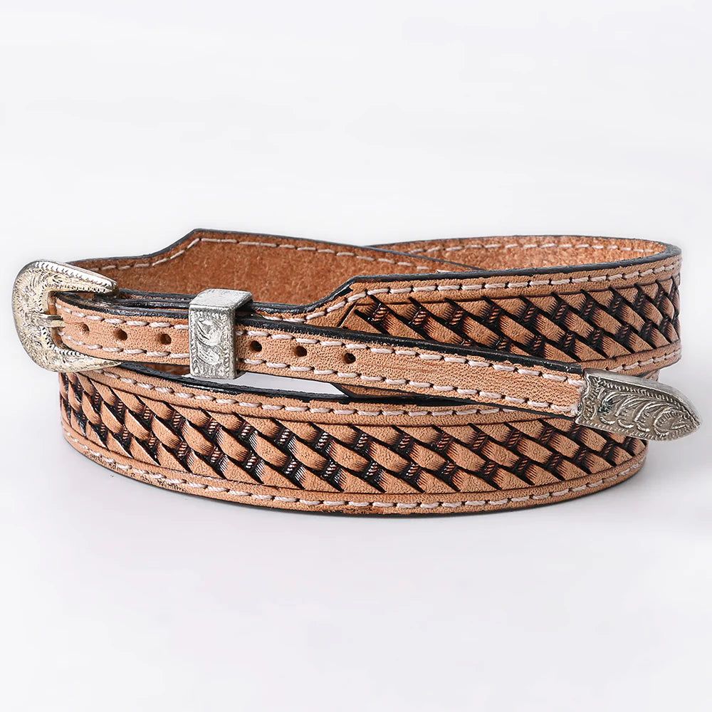 American Darling Hand Tooled Leather Hat Band - ADHTBR106